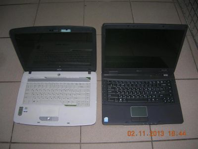 Лот: 3382932. Фото: 1. 2 неисправных ноутбука Acer. Ноутбуки