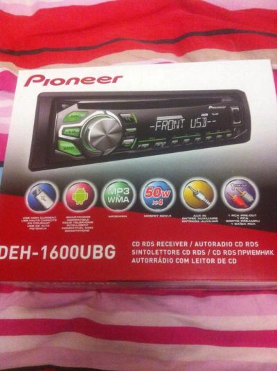 Лот: 5214425. Фото: 1. Автомагнитола Pioneer DEH-1600UBG. Автомагнитолы