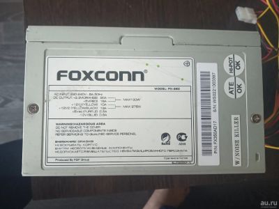 Лот: 13861691. Фото: 1. Блок питания Foxconn FX-350A 350W. Корпуса, блоки питания