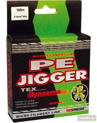 Лот: 13029027. Фото: 1. Леска плетеная SWD "PE Jigger... Леска, блесны, крючки, мормышки