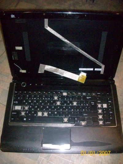Лот: 5345878. Фото: 1. Ноутбук DNS Kanagoroo PCA55 неисправный. Ноутбуки