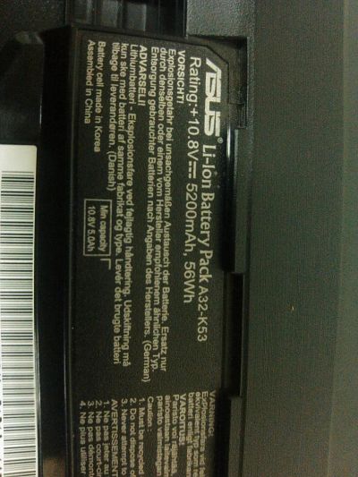 Лот: 6525643. Фото: 1. Батарея для ASUS X53U модель A32-K53. Другое (компьютеры, оргтехника, канцтовары)