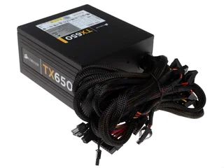 Лот: 8209659. Фото: 1. Блок питания corsair TX650 б/у. Корпуса, блоки питания
