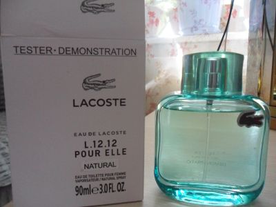 Лот: 16148921. Фото: 1. Тестер Lacoste Eau de L.12.12... Женская парфюмерия
