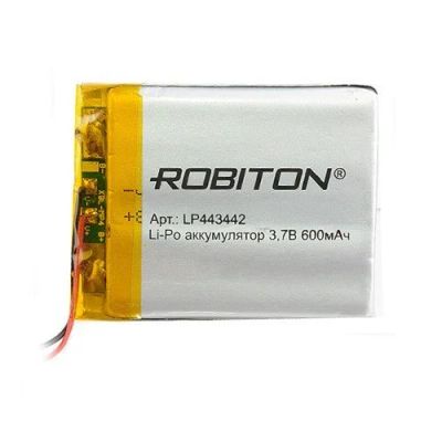 Лот: 14850785. Фото: 1. Аккумулятор Li-Pol 3.7в, 600мАч... Батарейки, аккумуляторы, элементы питания