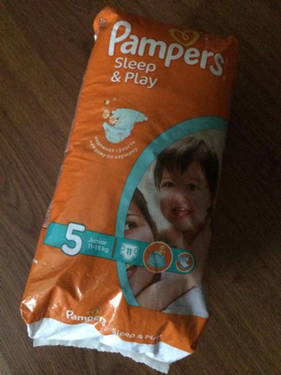Лот: 7501748. Фото: 1. Подгузники Pampers # 5. Детская гигиена