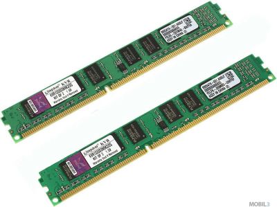 Лот: 7493242. Фото: 1. 4 GB (2x2 GB) Kingston KVR1333D3N9K2... Оперативная память
