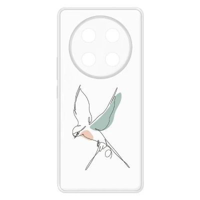 Лот: 25135386. Фото: 1. Чехол Krutoff Clear Case "Полет... Чехлы, бамперы