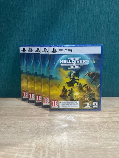 Лот: 21782246. Фото: 1. Игра Helldrivers 2 PS5. Диск новый. Игры для консолей