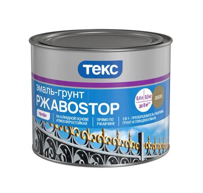Лот: 14409041. Фото: 1. ТЕКС Грунт-эмаль по ржавчине РжавоStop... Краски, лаки, растворитель