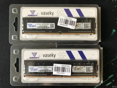 Лот: 13445071. Фото: 1. 8GB (2x4GB) DDR4 2400 Vaseky... Оперативная память