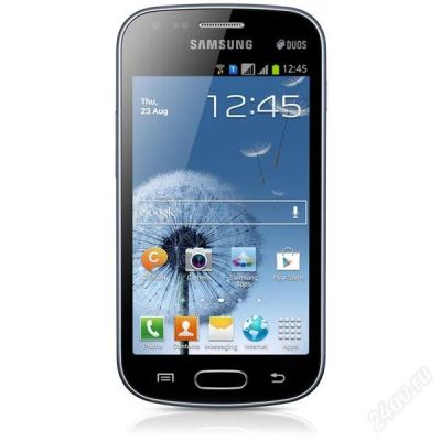 Лот: 2732311. Фото: 1. Samsung Galaxy S-Duos Black Новый... Смартфоны