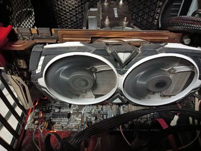 Лот: 25050096. Фото: 1. Видеокарта msi 1080 armor 8 gb. Видеокарты