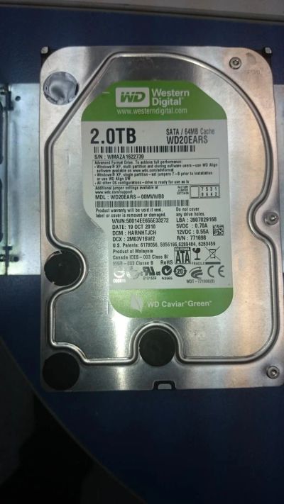 Лот: 10697933. Фото: 1. Винчестер Western Digital WD Caviar... Жёсткие диски (HDD)