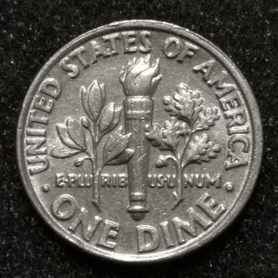 Лот: 23528800. Фото: 1. 10 центов (дайм) 1992 года. США... Америка