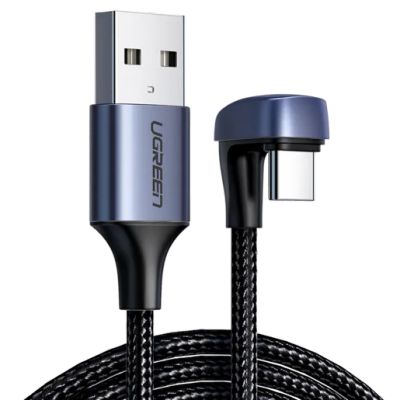 Лот: 25029277. Фото: 1. Кабель угловой UGREEN USB-A to... Шлейфы, кабели, переходники
