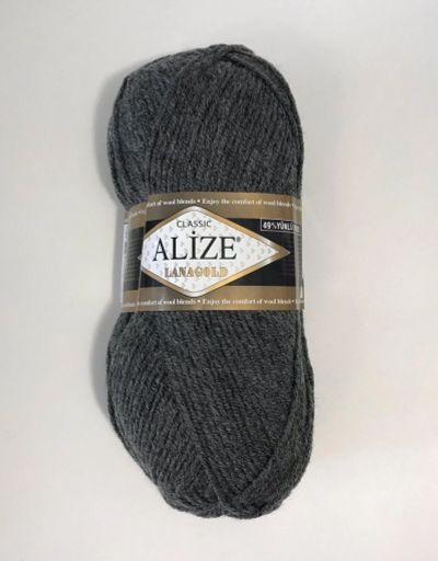 Лот: 15641512. Фото: 1. Пряжа Alize Lanagold 49% шерсть... Ткани, нитки, пряжа