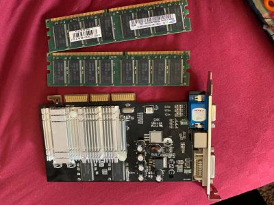 Лот: 17324831. Фото: 1. Видеокарта + память. Видеокарты