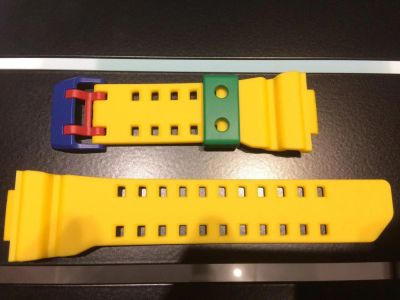 Лот: 9203684. Фото: 1. Ремешок желтый для часов CASIO... Ремешки, браслеты