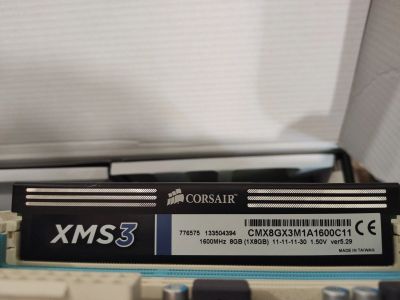Лот: 15255752. Фото: 1. corsair xms3 CMX8GX3M1A1600C11... Оперативная память