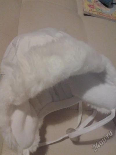 Лот: 6658410. Фото: 1. детская зимняя белая шапочка размер... Головные уборы