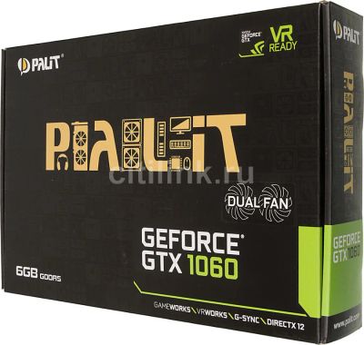 Лот: 11752139. Фото: 1. Palit GeForce GTX 1060 Dual 6GB. Видеокарты