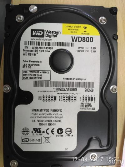 Лот: 9493615. Фото: 1. HDD жесткий диск Western Digital... Жёсткие диски