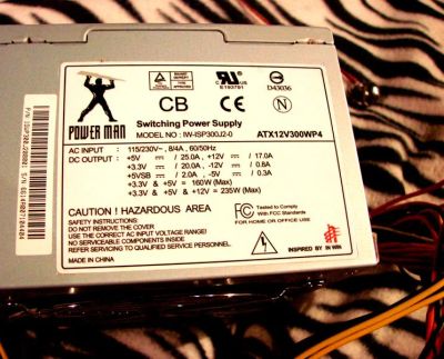 Лот: 4453257. Фото: 1. Блок питания PowerMan IW-ISP300J2-0... Корпуса, блоки питания