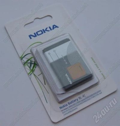 Лот: 573036. Фото: 1. Акб BL-4C Nokia 6100/ 7200/ 6300... Аккумуляторы