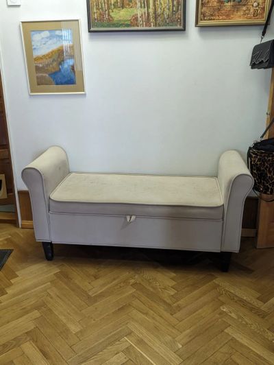 Лот: 21984885. Фото: 1. Банкетка в прихожую с местом для... Обувные полки и тумбы