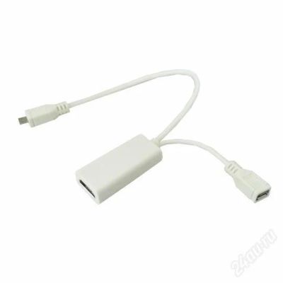 Лот: 2214275. Фото: 1. конвертер hdmi cable micro usb... Шлейфы, кабели, переходники
