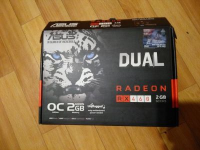 Лот: 12133517. Фото: 1. Видеокарта rx460 2g. Видеокарты