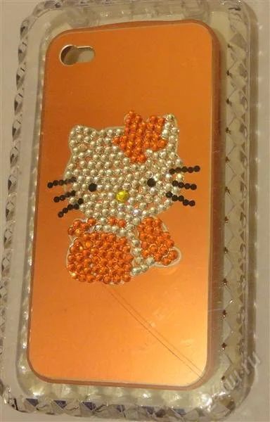 Лот: 2725959. Фото: 1. Накладка для iPhone 4 Hello Kitty... Чехлы, бамперы
