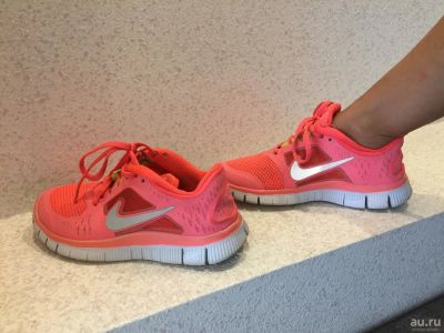Лот: 10073269. Фото: 1. Кроссовки розовые Nike р 36. Кеды, кроссовки, слипоны