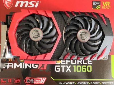 Лот: 12235658. Фото: 1. Msi GTX 1060 Gaming X 3Gb. Видеокарты