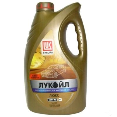 Лот: 9077806. Фото: 1. Лукойл Люкс 10W-40 SL/CF 4L. Масла, жидкости