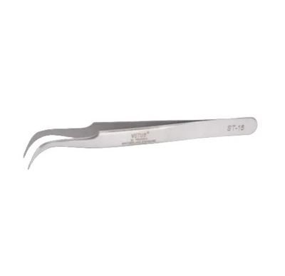 Лот: 21096375. Фото: 1. Пинцет Vetus Tweezers ST-15. Радиолюбительский инструмент