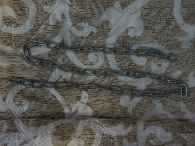 Лот: 17317588. Фото: 1. Цепь оцинкованая отрезок 80см. Другое (инструмент и расходные)