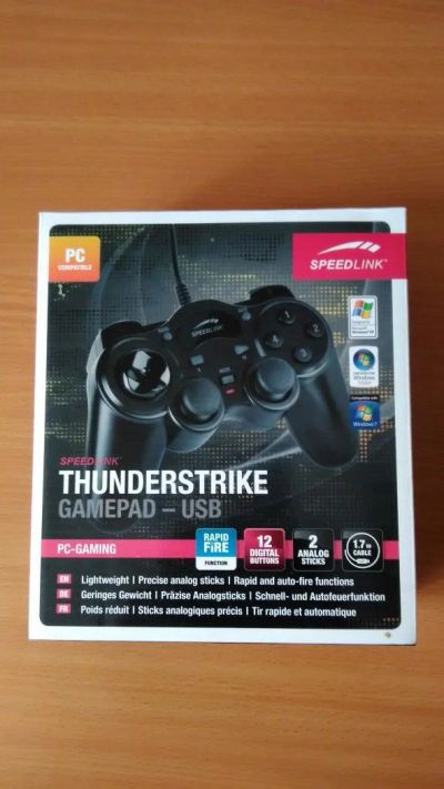 Лот: 11153887. Фото: 1. Геймпад Speedlink Thunderstrike... Рули, джойстики