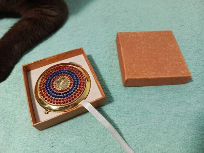 Лот: 25717885. Фото: 1. Зеркальце сувенирное Египет. Зеркала компактные