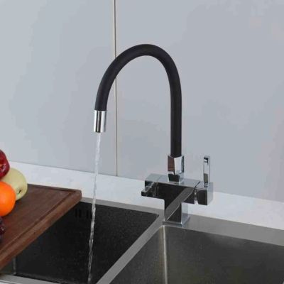 Лот: 24120097. Фото: 1. Смеситель для кухни, Gappo, гибкий... Смесители