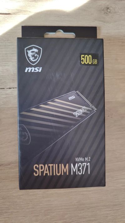 Лот: 25120605. Фото: 1. SSD 500 Гб M.2 MSI spatium M371. SSD-накопители