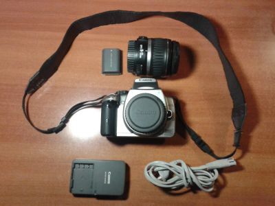 Лот: 3085239. Фото: 1. Canon EOS 350d (тушка + объектив... Цифровые зеркальные
