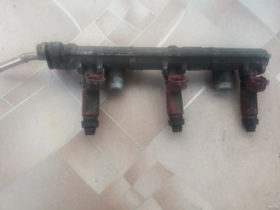 Лот: 17439311. Фото: 1. Топливная рампа + форсунки toyota... Топливная система