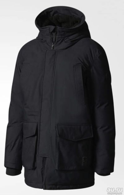 Лот: 13667514. Фото: 1. Adidas утепленная парка Heavy... Верхняя одежда