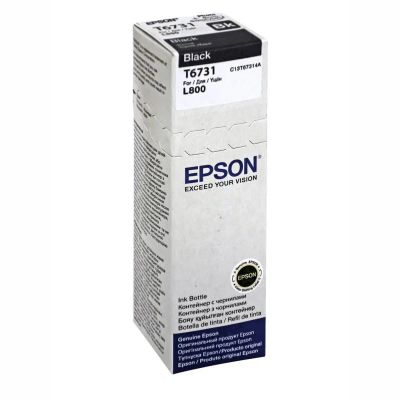 Лот: 18414746. Фото: 1. Контейнер EPSON T6731 с черными... Картриджи, расходные материалы