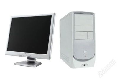 Лот: 1565080. Фото: 1. Компьютер + ЖК монитор 19". Компьютеры в сборе