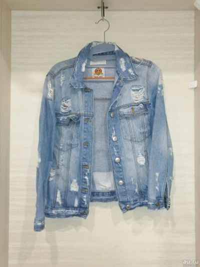 Лот: 14984004. Фото: 1. Джинсовка для девочки Zara. Верхняя одежда