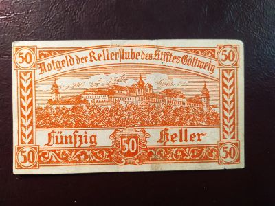Лот: 19345704. Фото: 1. Австрия 50 геллеров 1920 Нотгельд... Частные выпуски, копии банкнот