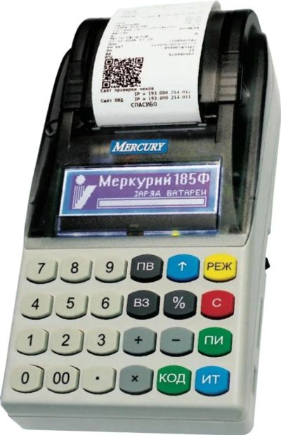 Лот: 10761357. Фото: 1. Онлайн касса меркурий 185Ф. Торговое